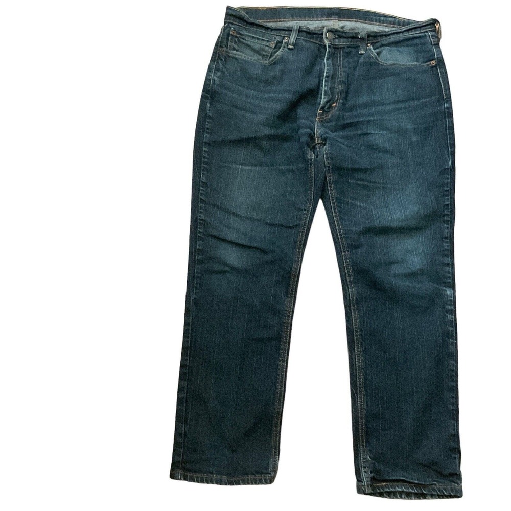 Levis 541 Mens Denim Straight Leg Blue Jeans Size 36 X 30 (Actual Length Is 29”)